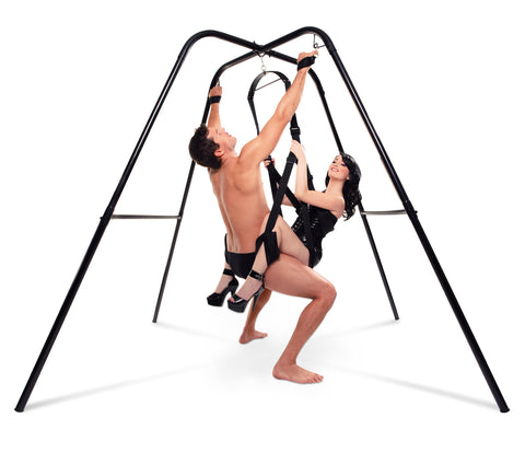 Fetish Fantasy Series Fantasy Swing Stand - Swing Stand (No Swing Included) Black SWINGS