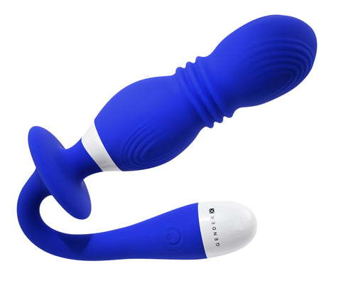 Gender X PLAY BALL - Double Orb Thrusting Vibrator 25 cm > Anal Range > Vibrating Butt Plugs