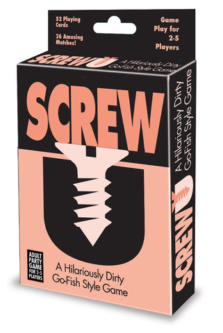 Screw U Card Game - Hilarious Adult Party Fun 2-8 Players Default Title Games