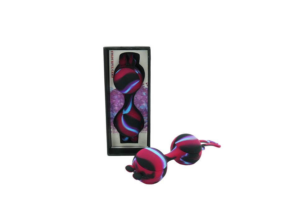 Colourful Camo Lana Kegel Ball Blue Silicone Ergonomic Pelvic Floor Trainer Default Title > Sex Toys For Ladies > Kegel Exercise