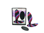 Colourful Camo Idyllic Butt Plug with Remote