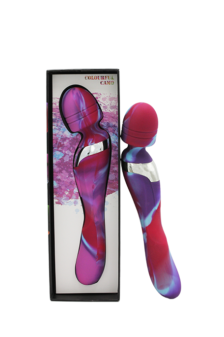 Colourful Camo Beja 2in1 (Pink) – Rechargeable Multi-Purpose Vibrator Default Title > Vibrators > Realistic Vibrators Main image