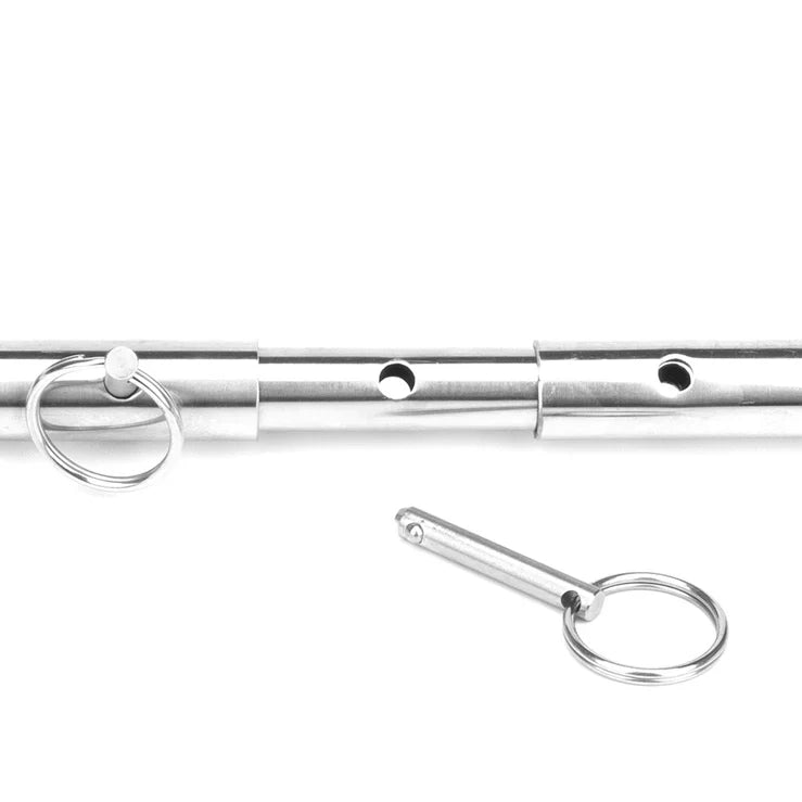 Lux Fetish Expandable Spreader Bar Set 35 to 47 Inches With Detachable Leather Cuffs > Bondage Gear > Restraints
