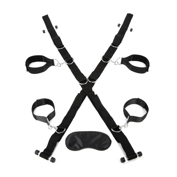 Lux Fetish Over The Door Cross (Universal Cuffs) Main image