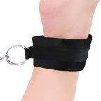 Lux Fetish Deluxe Chain Hogtie With Adjustable Soft Black Restraint Cuffs and Blindfold > Bondage Gear > Restraints