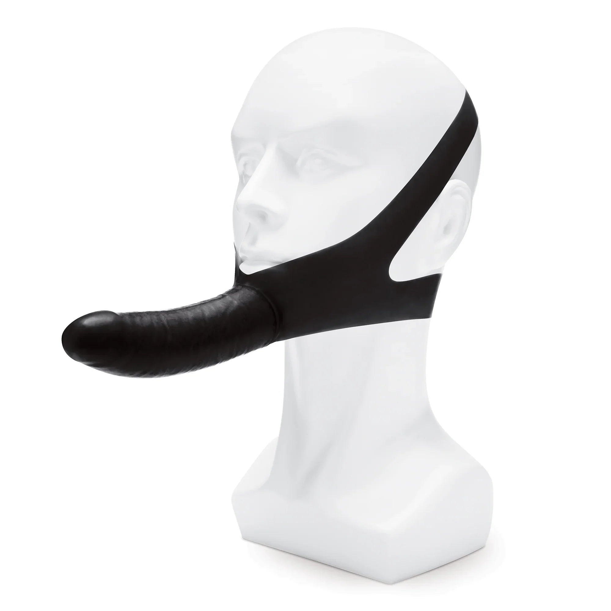 Lux Fetish The Original Facilitator - Facial Dildo Strap-On - Black Main image