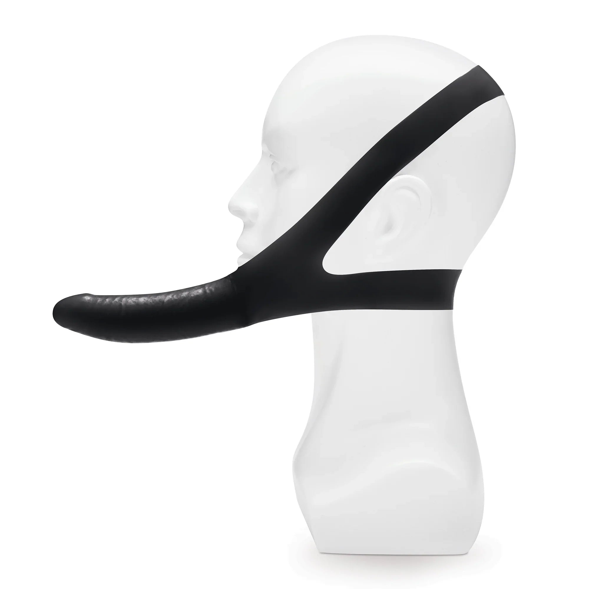 Lux Fetish The Original Facilitator Black 5.5 Inch Realistic Dildo with Adjustable Straps Secondary image