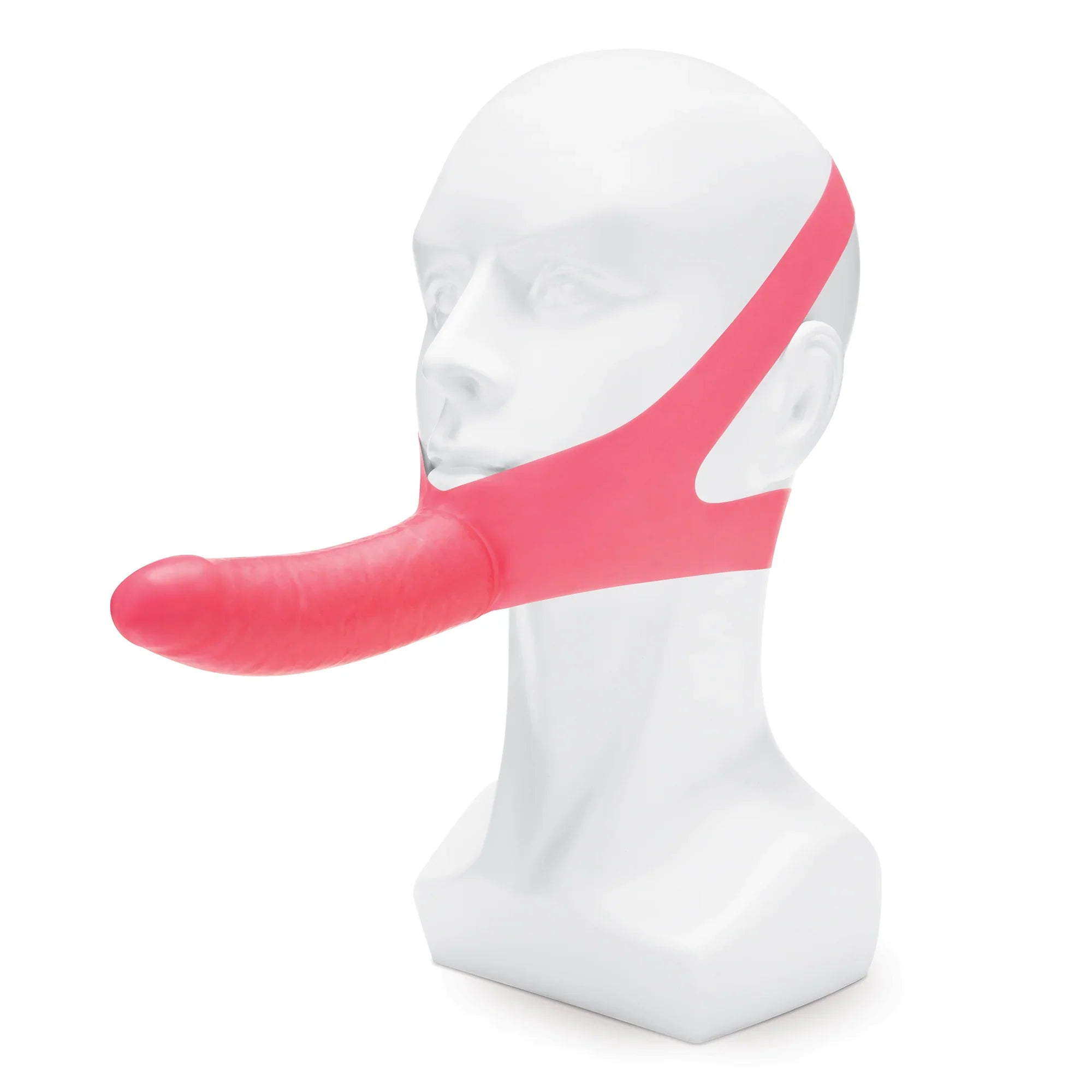 Lux Fetish The Original Facilitator Pink 5.5 Inch Realistic Dildo with Adjustable Head Straps Secondary image