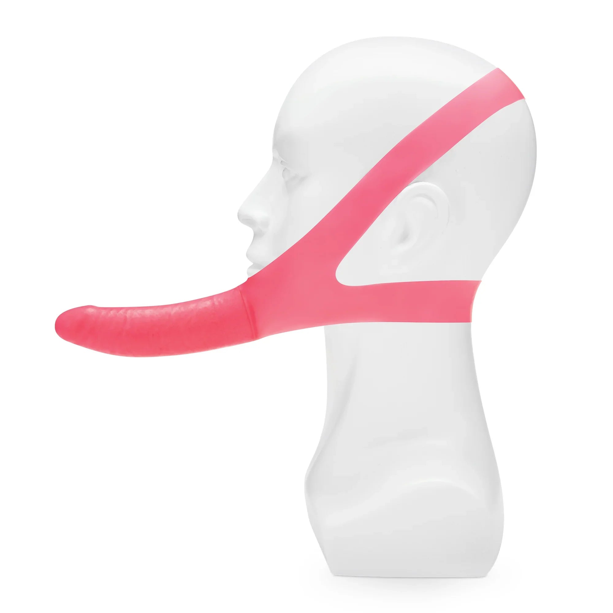 Lux Fetish The Original Facilitator - Facial Dildo Strap-On - Pink Main image