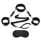 Lux Fetish Collar and Leash Set with Removable Cuffs – Bondage Accessory > Bondage Gear > Collars & Leashes