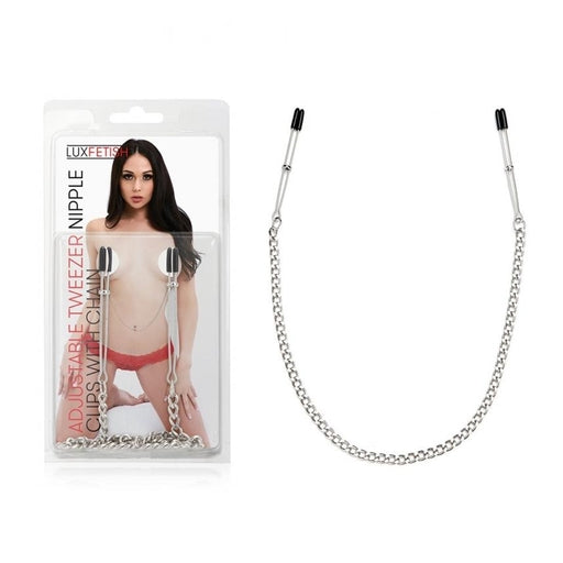 Lux Fetish Adjustable Tweezer Nipple Clips With Chain – Nipple Clips > Sex Toys > Nipple Clips