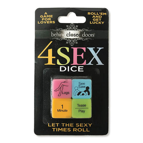 Behind Closed Doors 4 Sex Dice Game for Couples Default Title Games