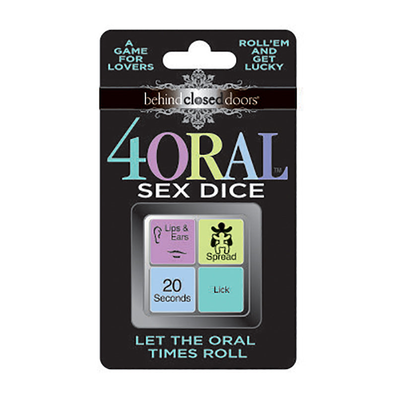 Behind Closed Doors Oral Sex Dice - 4 Lovers Dice Game GAMES