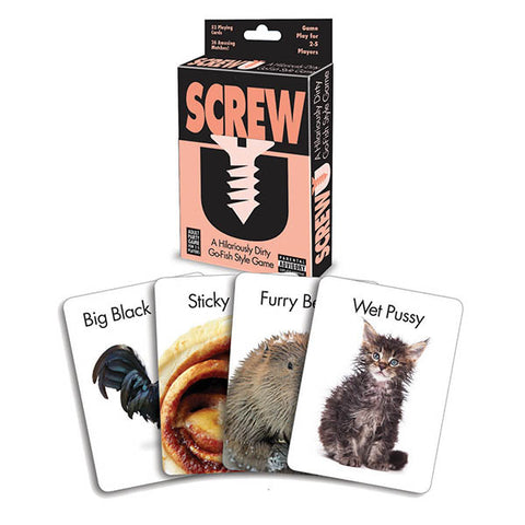 Screw U Card Game - Hilarious Adult Party Fun 2-8 Players Games