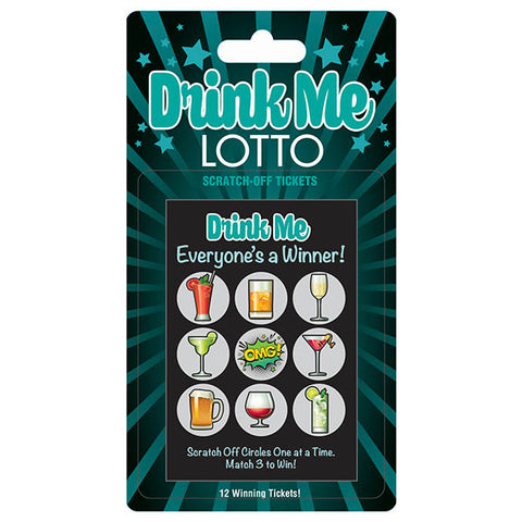 Drink Me Lotto Party Scratcher – Erotic Game Set Default Title Gag Gifts & Novelties