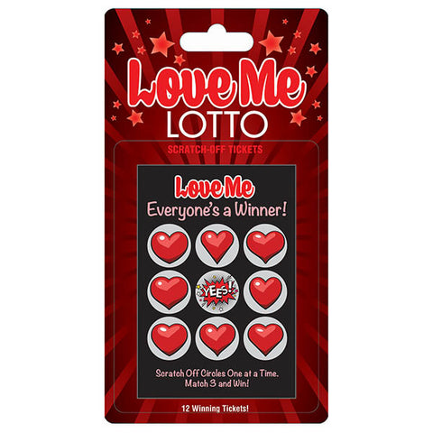 Love Me Lotto Naughty Scratcher – Erotic Scratch-Off Game Set Gag Gifts & Novelties