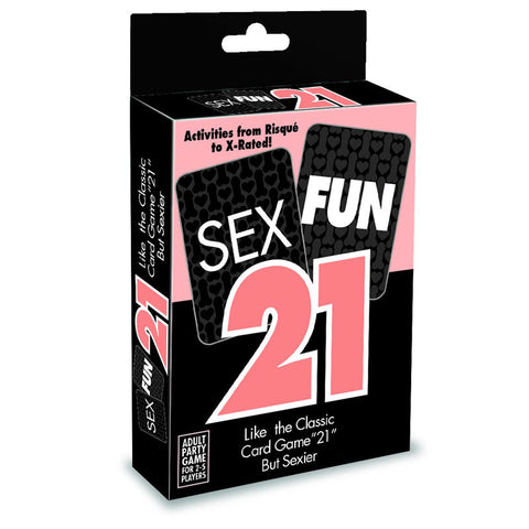 Sex Fun 21 Adult Card Game for Couples and Game Nights Card Games