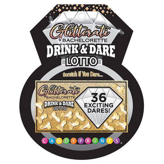 Glitterati - Drink And Dare Lotto - Hens Party Lotto Game Default Title Party Supplies