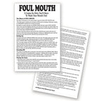 Foul Mouth Card Game – Fast-Paced Profanity Twist for 2-6 Players Card Game > Novelties > Card Games
