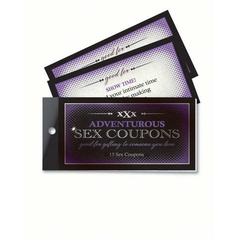 Adventurous Sex Coupons - Set of 15 Coupons Default Title Novelties