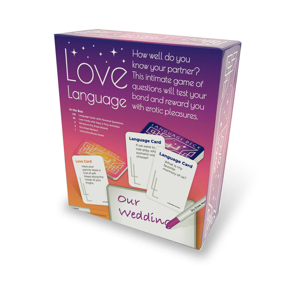 Love Language Romance Game – Couples Intimacy Quiz Game > Novelties > Games