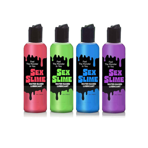 Sex Slime Blue Water Based Lubricant 120 Milliliter Bottle Speciality Lubricants