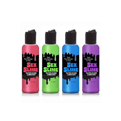 Sex Slime Blue Water Based Lubricant 60 Milliliter Bottle Speciality Lubricants