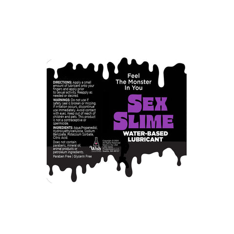 Sex Slime Purple Water Based Lubricant 120 Milliliter Bottle Speciality Lubricants