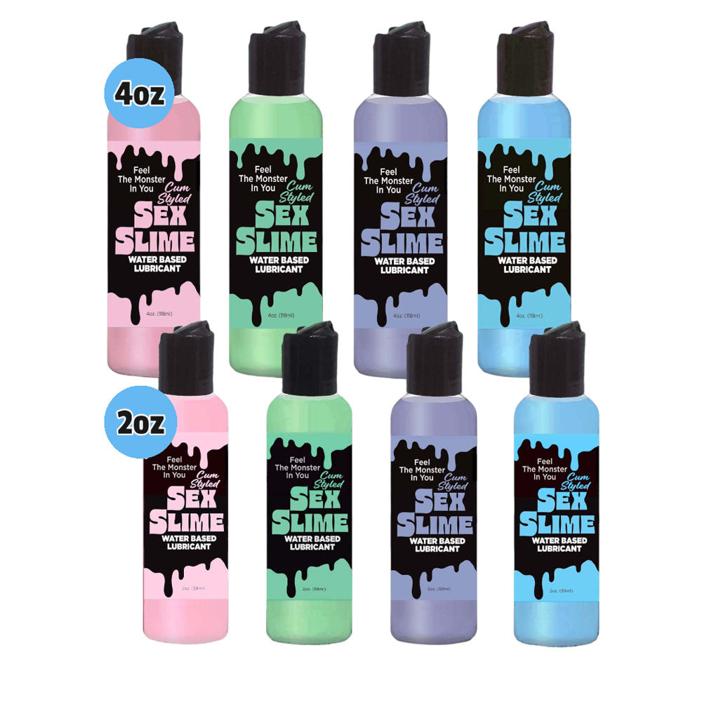 Sex Slime Cum Style Creature Lube 120ml Water Based Lubricant - Green > Lube > Speciality Exempt