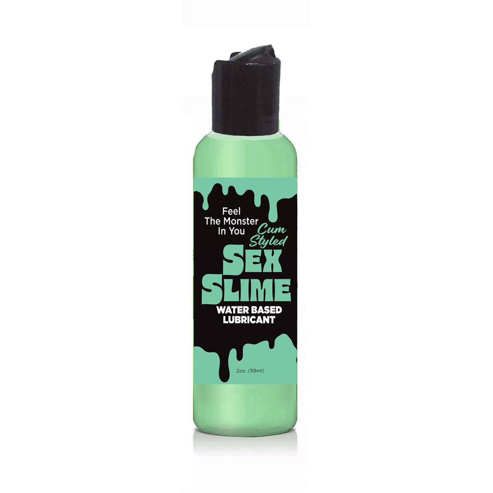 Sex Slime Cum Style Creature Lube 60 Milliliters Water Based Lubricant Green Speciality Lubricants