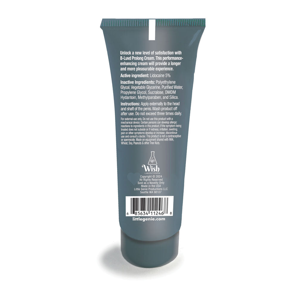 B-Luvd Erection Prolong Cream 2oz – Performance Enhancement Cream ENHANCERS