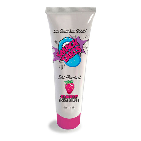 Smack Tarts Sour Strawberry Lubricant 120ml Tube Flavoured Lube