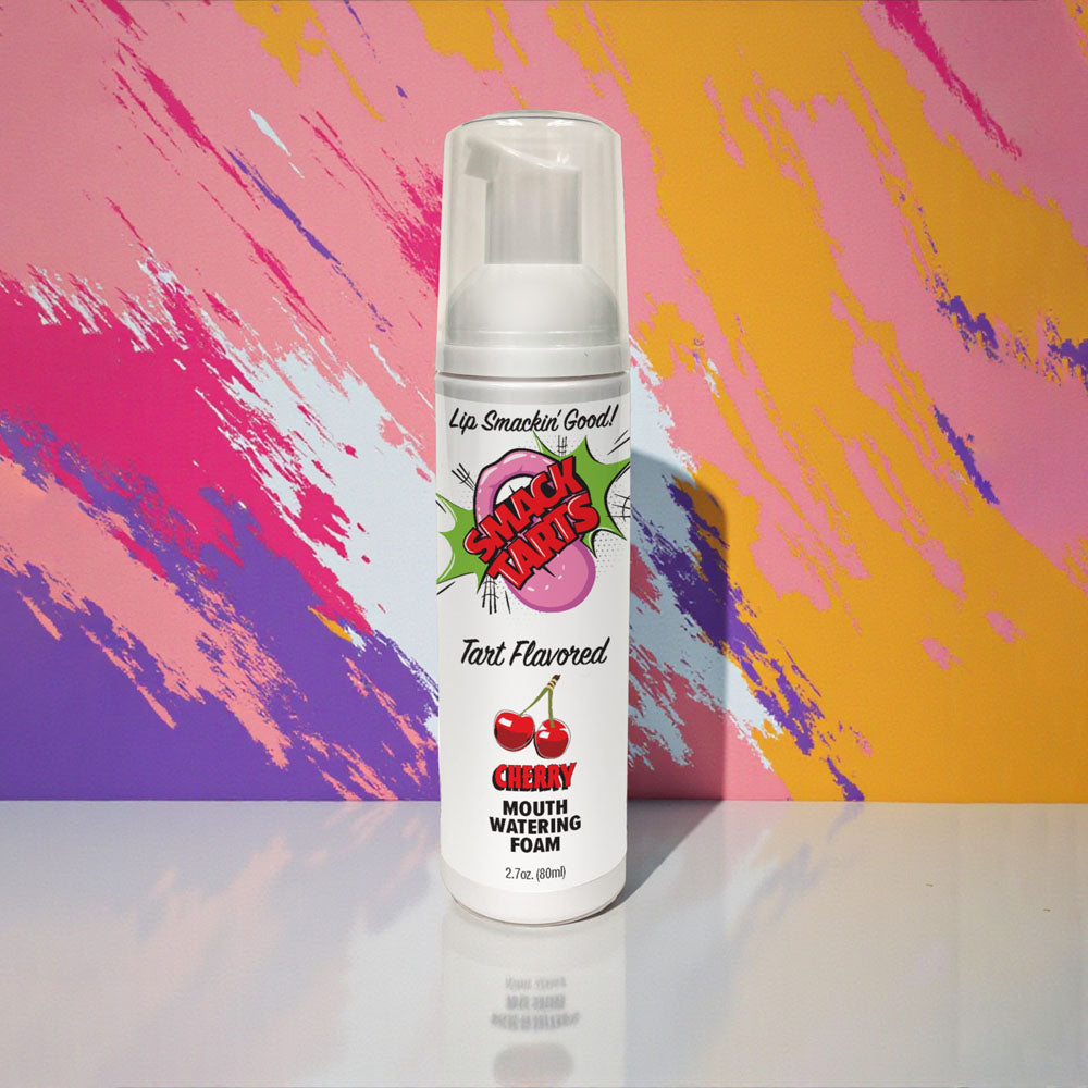 Smack Tarts Mouthwatering Foam (Sour Cherry) – Flavored Oral Spray 2.7oz > Lube > Oral Gels & Sprays
