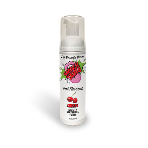 Smack Tarts Mouthwatering Foam (Sour Cherry) – Flavored Oral Spray 2.7oz > Lube > Oral Gels & Sprays