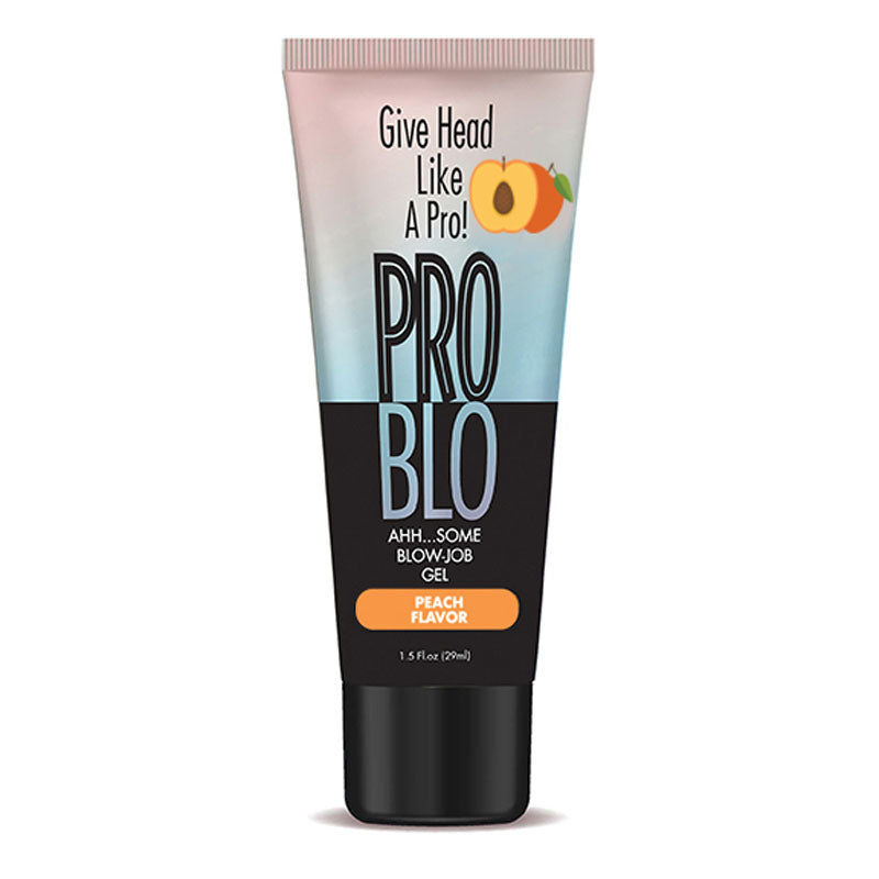 ProBlo Oral Pleasure Gel Peach Flavoured Blowjob Gel 29ml Tube > Lube > Oral Gels & Sprays