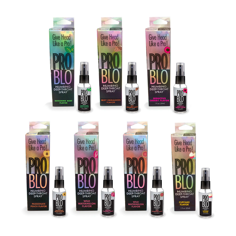 ProBlo Deep Throat Spray (Strawberry) – Strawberry Flavored Oral Desensitizer Spray 30 ml > Lube > Oral Gels & Sprays