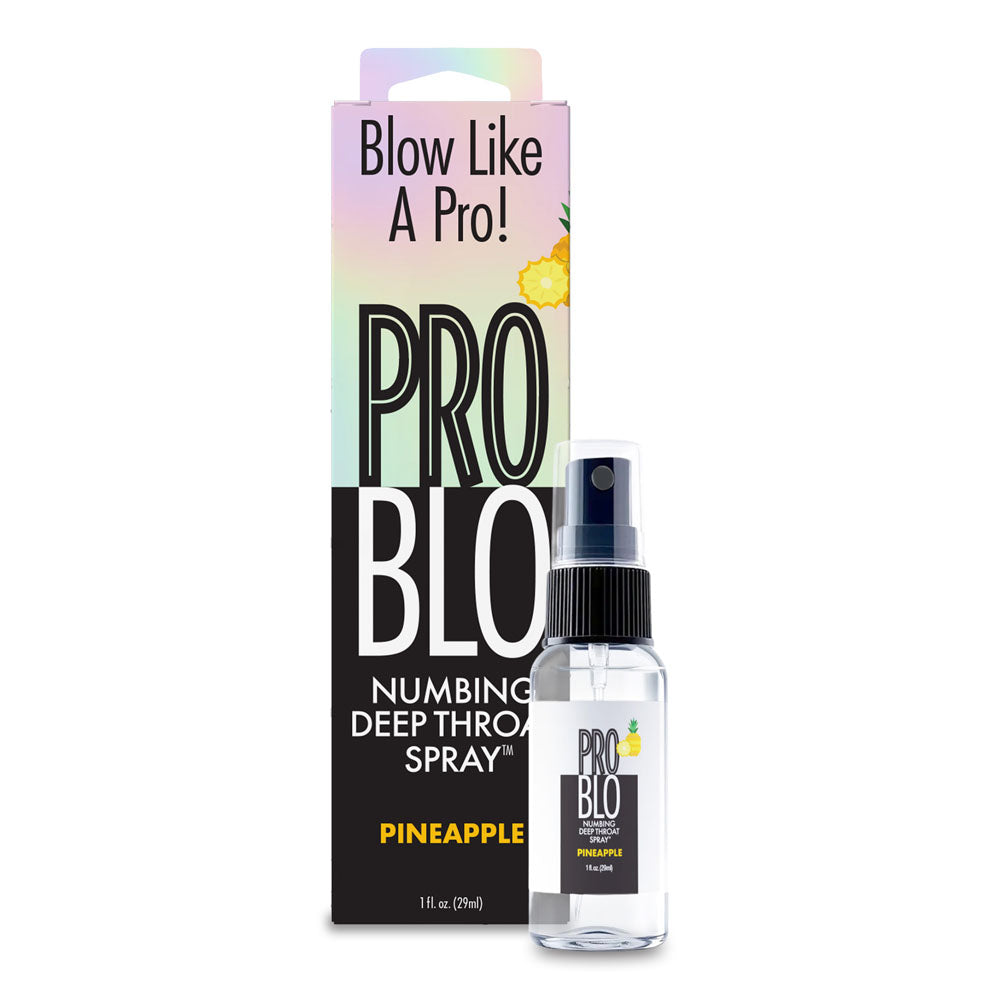 ProBlo Deep Throat Spray - Pineapple - Pineapple Flavoured Deep Throat Spray - 30 ml Default Title > Lube > Oral Gels & Sprays