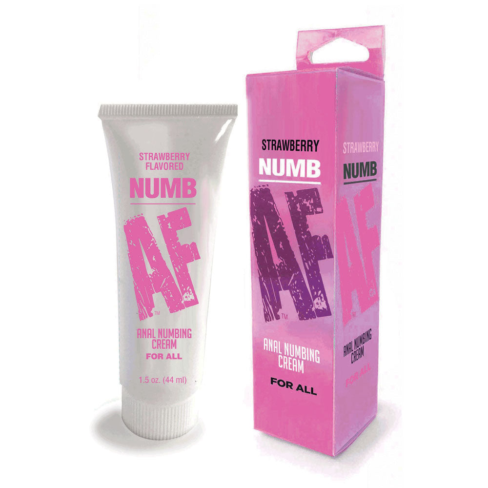 Numb Af Strawberry Flavoured Anal Numbing Cream 44 Ml > Lube > Anal