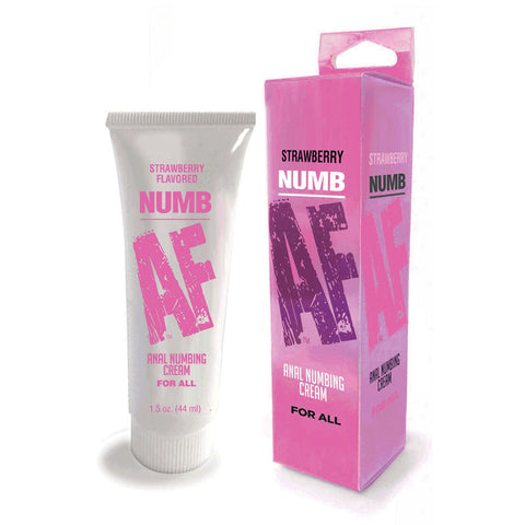 Numb Af Strawberry Flavoured Anal Numbing Cream 44 Ml > Lube > Anal