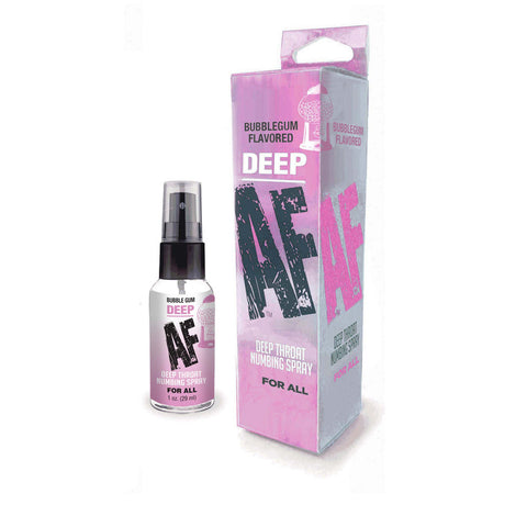 Deep AF - Bubblegum - Bubblegum Flavoured Deep Throat Spray - 29 ml Default Title Oral Gels & Sprays