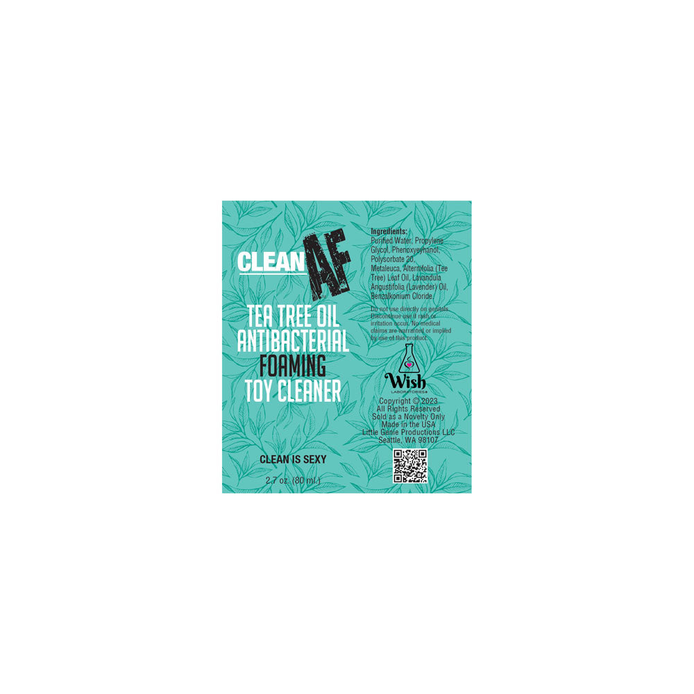 Clean AF Foaming Toy Cleaner - Antibacterial Foaming Toy Cleaner - 80 ml Bottle > Essentials > Toy Cleaners