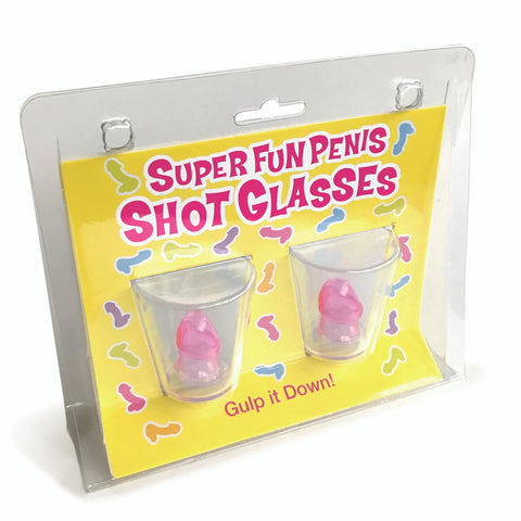 Super Fun Penis Shot Glasses Set of 2 Default Title Party Supplies