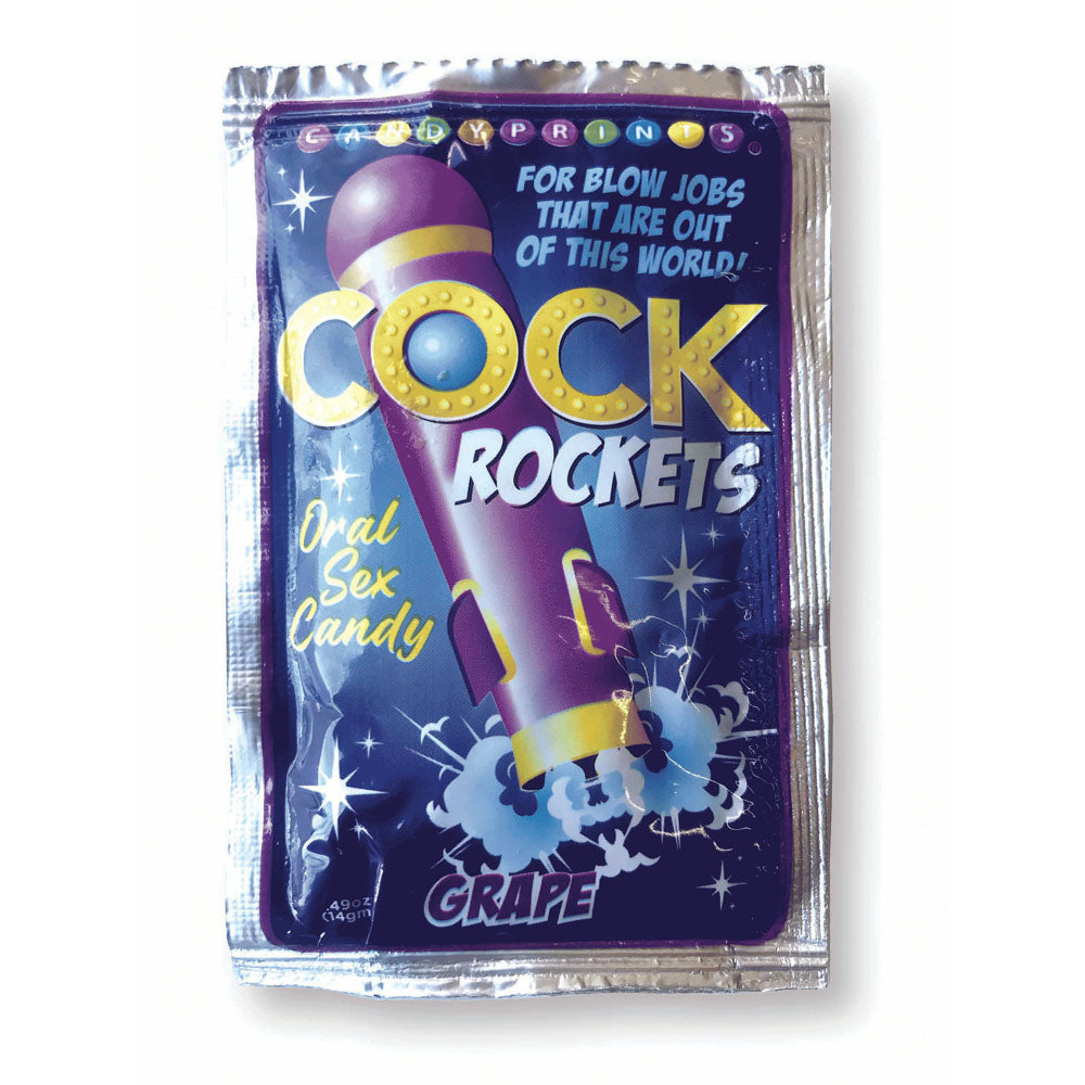 Cock Rockets Grape – Flavored Oral Sex Candy 15 Grams > Novelties > Candy & Edible Items Main image