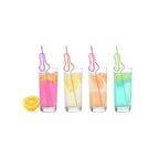 Glitterati Penis Silly Straws Set of 8 Reusable Party Straws > Novelties > Party Supplies