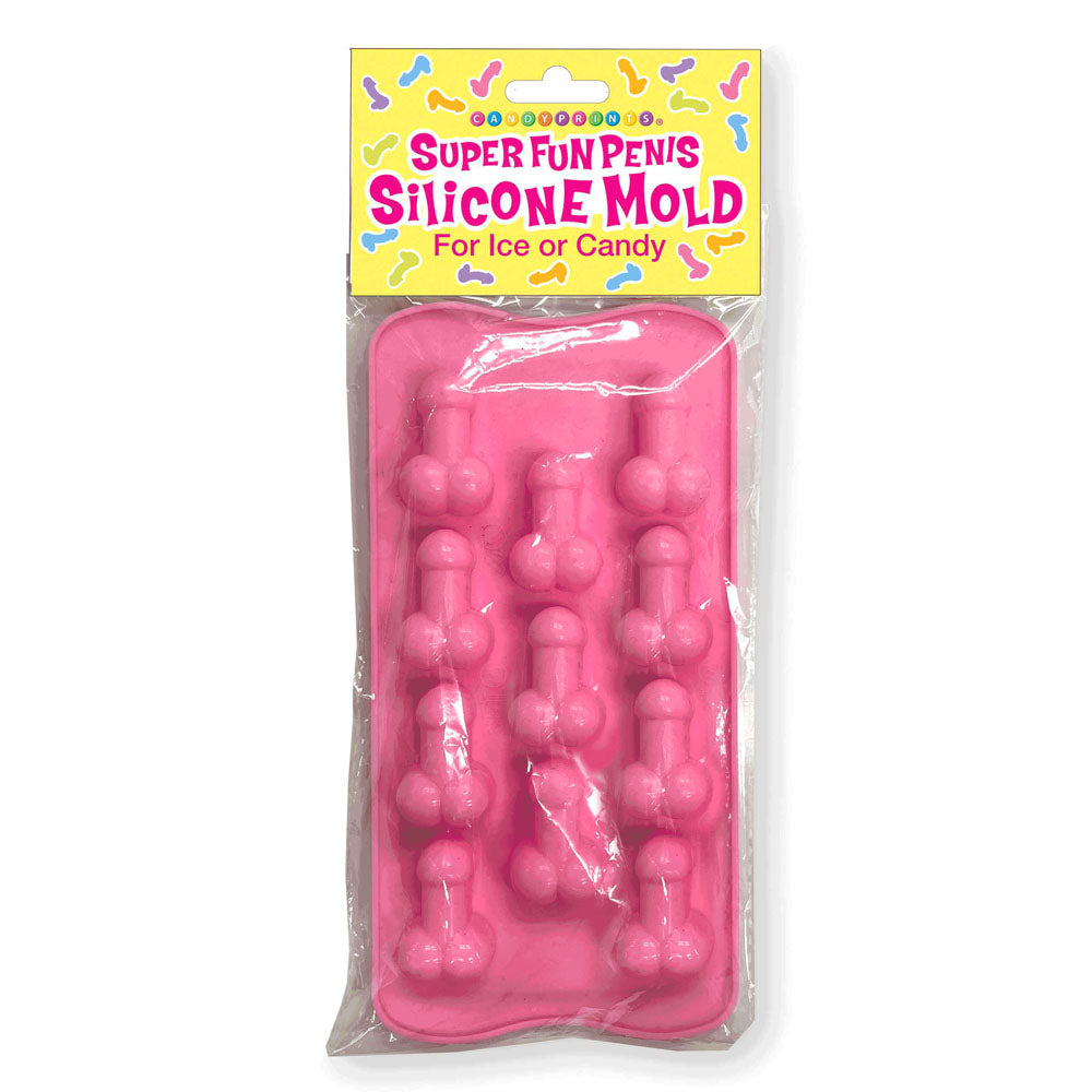 Super Fun Penis Silicone Mold – Novelty Ice Tray and Chocolate Mold Pink > Novelties > Party Supplies