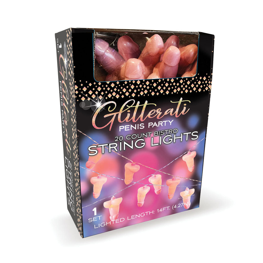 Glitterati - Penis Party String Lights Party Supplies