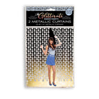 Glitterati Penis Party Disco Metallic Curtains – Silver 0.9 x 2.1 Meters Party Backdrop Default Title > Novelties > Party Supplies