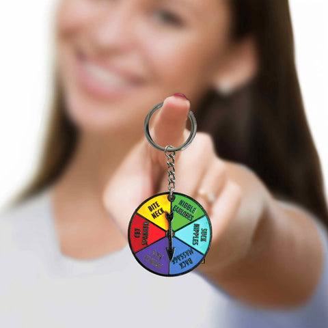 Super Fun Sex Spinner Keychain - Naughty Spinner Novelty Accessory Gag Gifts & Novelties