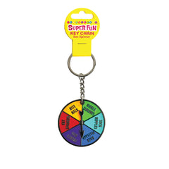 Super Fun Key Chain - Sex Spinner - Naughty Spinner Novelty Keychain Default Title Key Chains