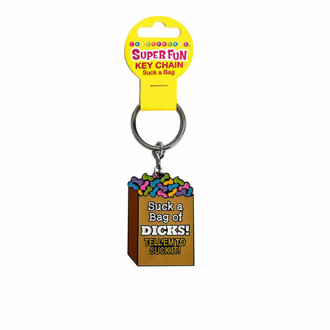 Suck A Bag Novelty Keychain Adult Fun Accessory Gag Gifts & Novelties